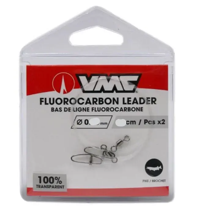 Finální Výprodej VMC Fluorocarbon Leader 60cm 0,25mm 2Stk