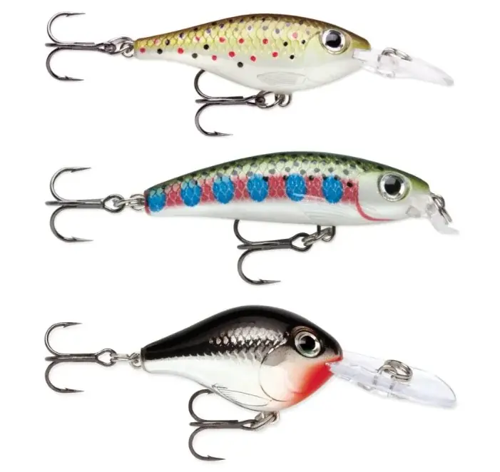 Rapala Pro Selected Trout Kit Ultra Light Wobbler-Set Forelle Barsch Must-Have