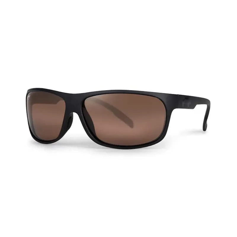 Jen Po Omezenou Doba Fox Rage Matt Black Wrap Brown Lens Sunglasses