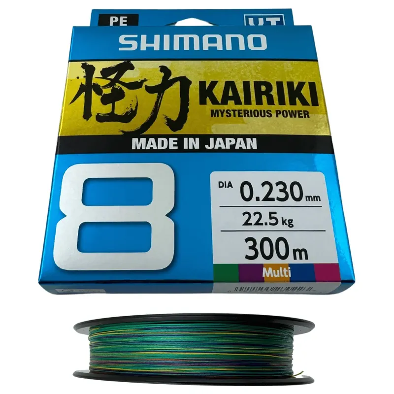 Shimano Kairiki 8 0,19mm 12kg 300m Multicolor Jen Po Omezenou Doba