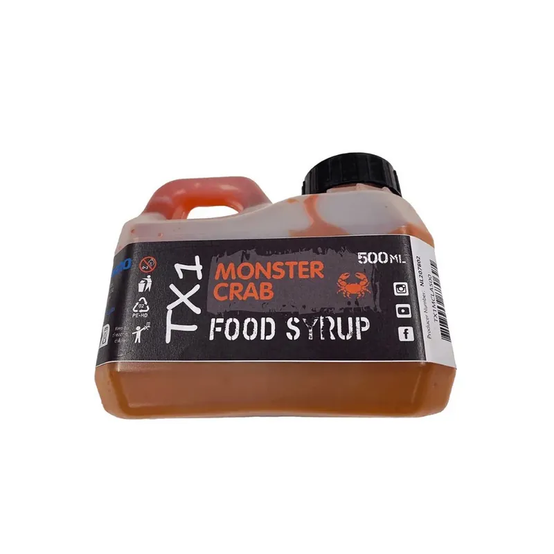Shimano Tribal TX1 Food Syrup Monster Crab 500 ml Časově Omezené