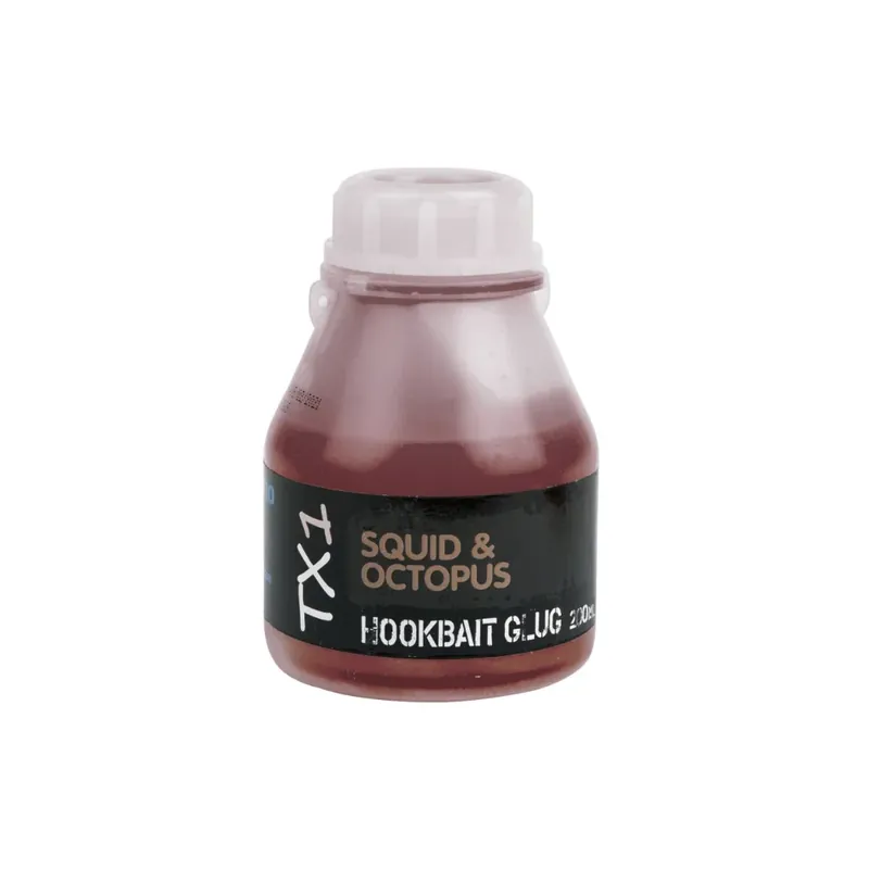 Značkový Shimano Tribal TX1 Hookbait Glug Squid Octopus 200ml