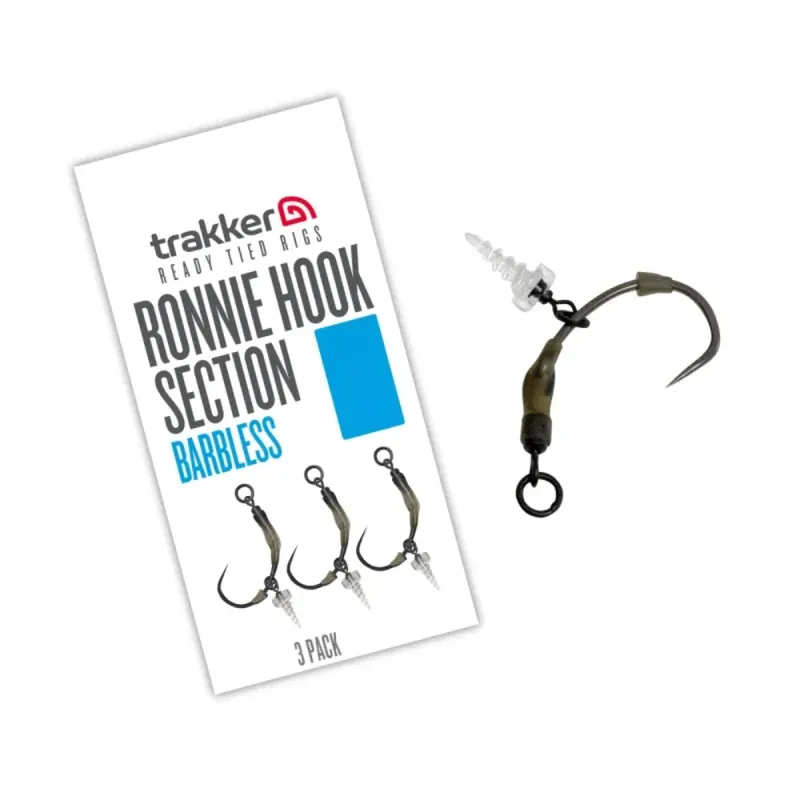 Trakker Ronnie Hook Section Größe 6 Micro Barbed 3 Stück Originální