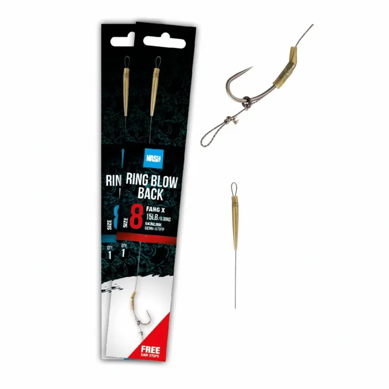 Nash Tube Blow Back Rig Size 8 Barbless Akce