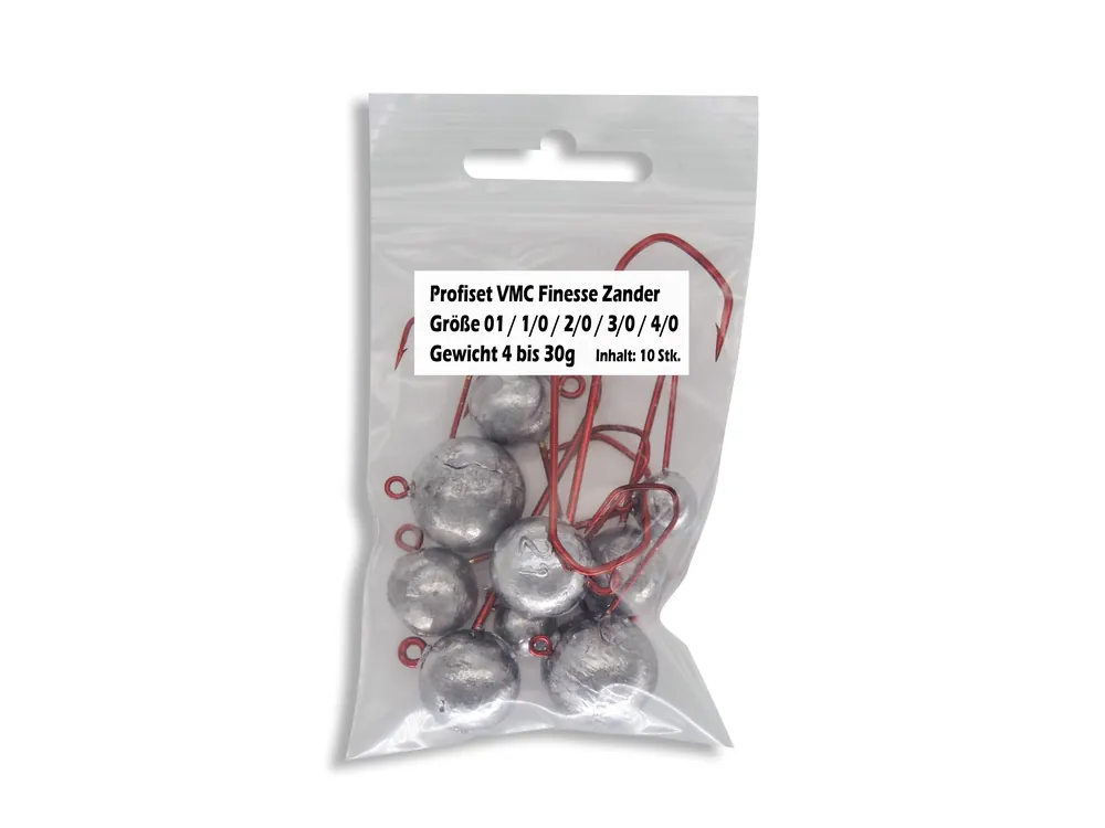 Tovární Cena SX Profiset VMC Finesse Zander Größe 01 / 1/0 / 2/0 / 3/0 / 4/0 Gewicht 4-30g