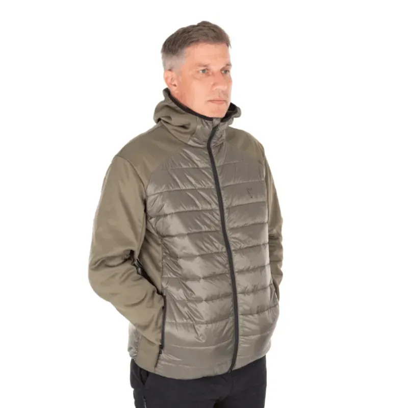 Fox Green/Black Coll Hybrid Jacket Medium Výhodná Nabídka