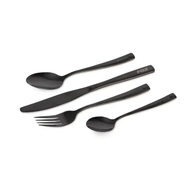 Výprodej Fox Cookware Black Stainless Cutlery Set