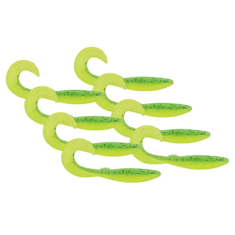 Aktuální Rapala Crushcity The Curl 7,5cm 4g Lime Chartreuse 8 Stück Barsch Zander