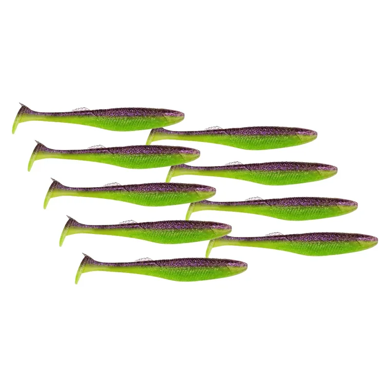 Vysoce Kvalitní Rapala Crushcity The Kickman 6,3cm 2g Purple Chartreuse 9 Stück Barsch