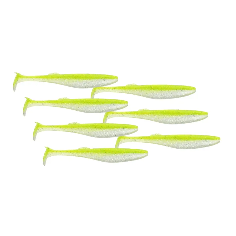 Rapala Crushcity The Kickman 10cm Chartreuse White Flash 7 Stück Zander Dokud Zásoby Vydrží