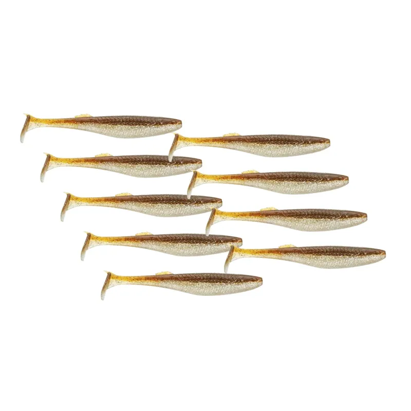 Originální Rapala Crushcity The Kickman 7,5cm Brown Silver 9 Stück Barsch Zander