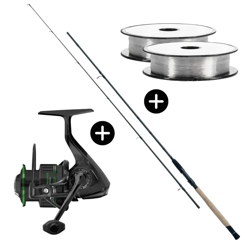 Oblíbený Method Feeder Set WFT Precision Feeder 330cm 10-40g + Cormoran Cross Water 3000 + Go Fish Mono Schnur