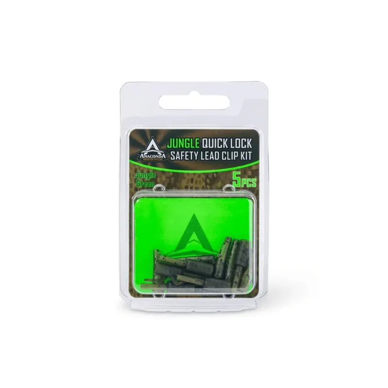Objednat Nyní Anaconda Jungle Green QL Saftey Lead Clip Kit 5 Stück