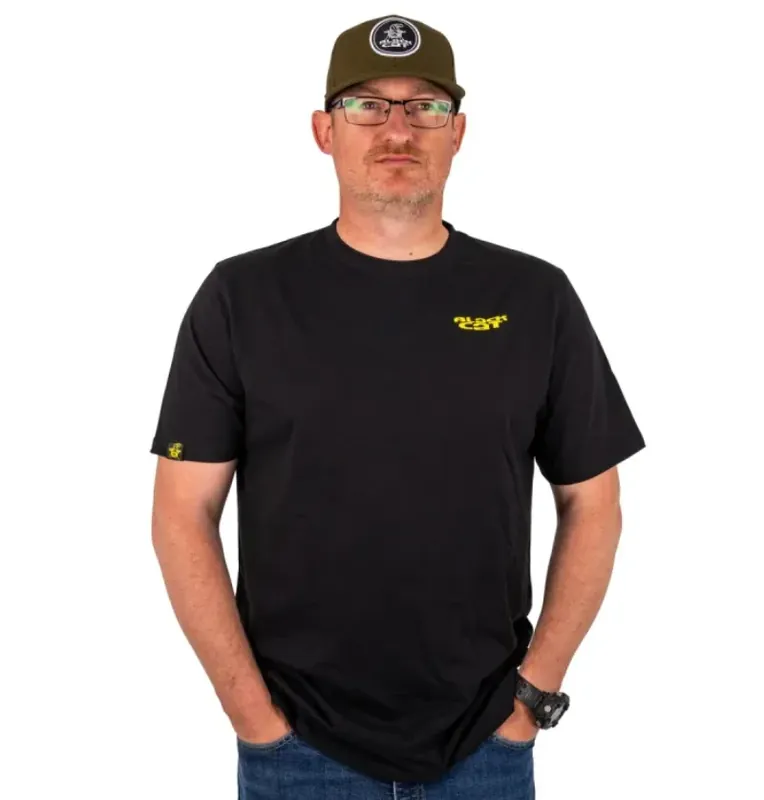 Cenový Hit Black Cat Tee Chase Dreams Black L