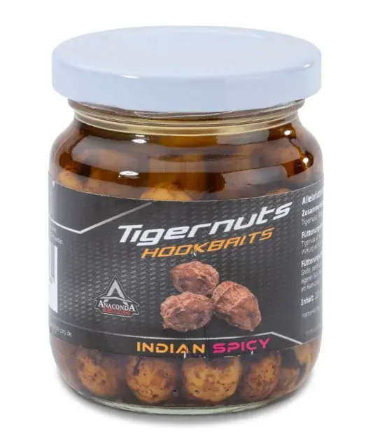 Anaconda Hookbait Tigernut Indian Spicy 125g Sleva