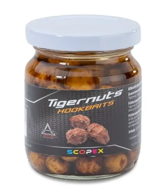 Cenový Hit Anaconda Hookbait Tigernut Scopex 125g