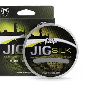 Autentický Fox Rage Jig Silk 0,17mm 13,2kg 150m Fluo Green