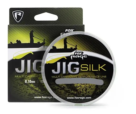 Pouze Dnes Fox Rage Jig Silk 0,27mm 21,8kg 150m Fluo Green