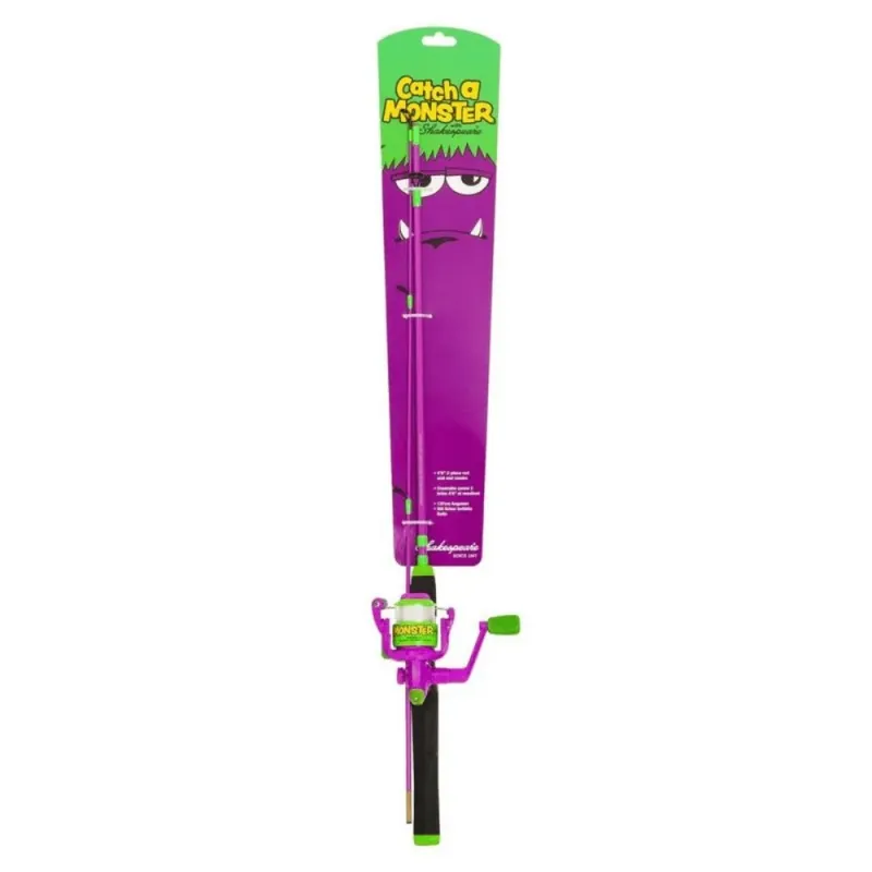 Dokud Zásoby Vydrží Shakespeare Catch a Monster Purple Spinning Kit Kinder-Set