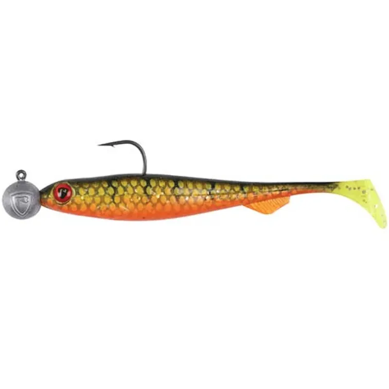 Akce Fox Rage Loaded Slick Shad 13cm 15g UV Natural Perch