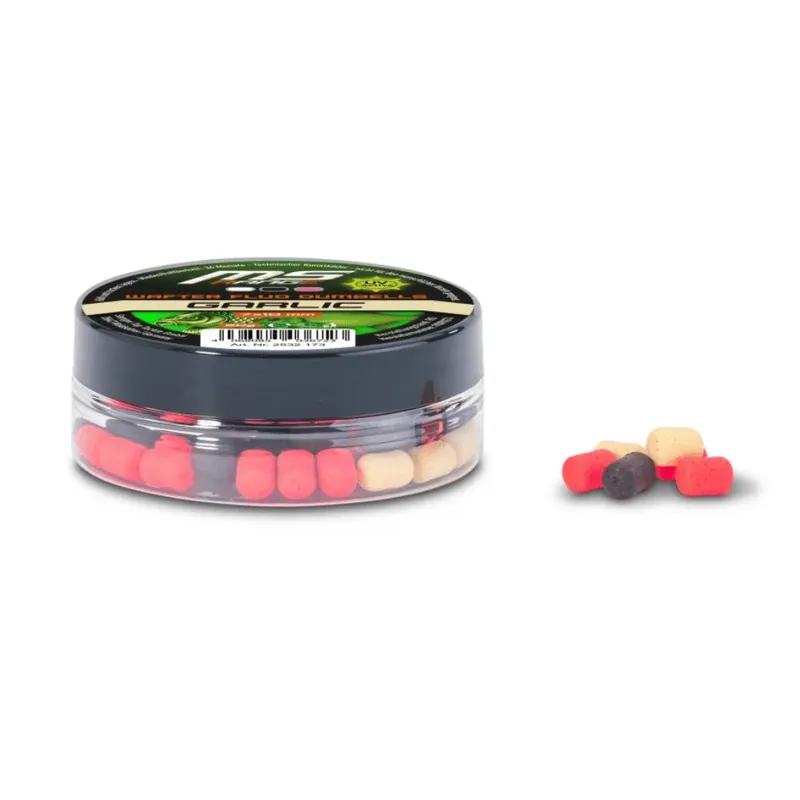 MS Range Wafter Fluo Dumbells Mix 7x10 mm Garlic Nejlepší Cena