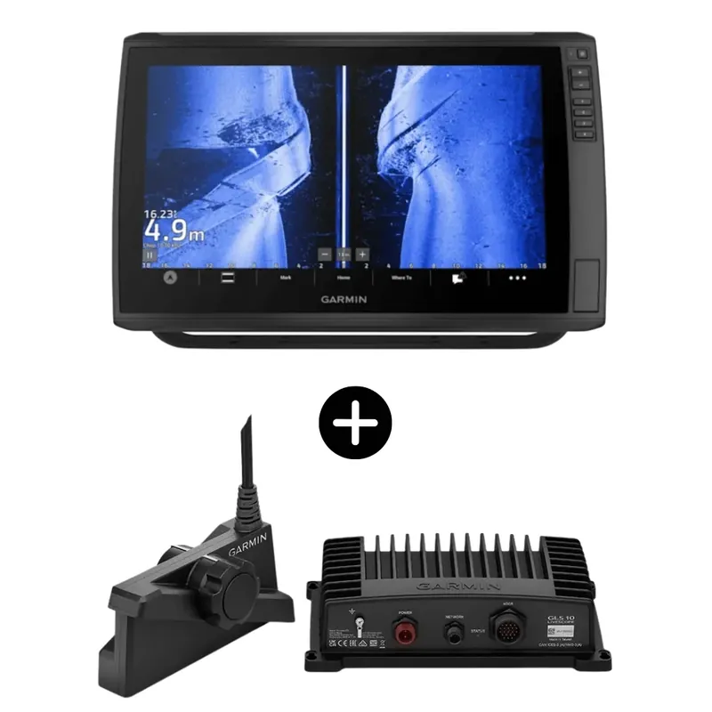 Cenová Bomba Garmin Set echoMAP Ultra 2 162sv ohne Geber + LiveScope Plus System w/ LVS34+GLS10