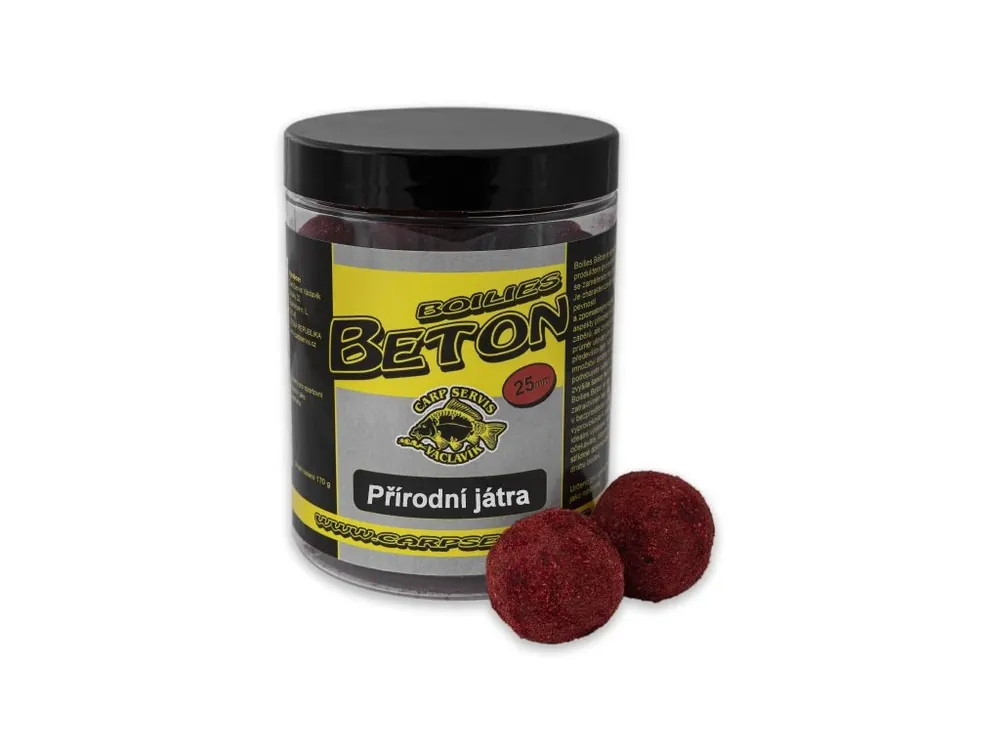 Koupit Online CSV Boilies Boss2 BETON Přírodní játra - 170 g