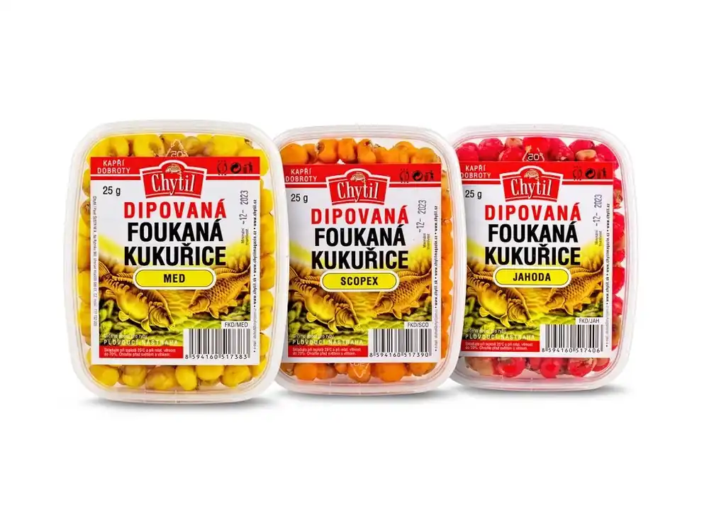 Dipovaná foukaná kukuřice 25g Autentický