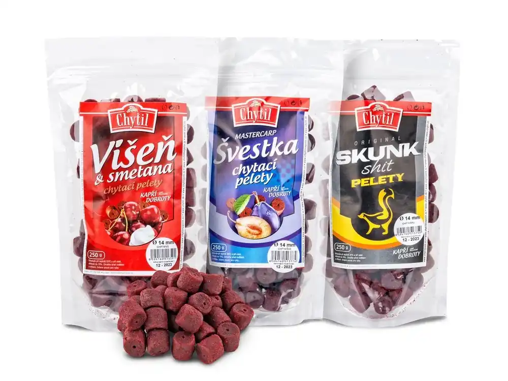 Chytací pelety s dírou 250 g Víkendová Akce