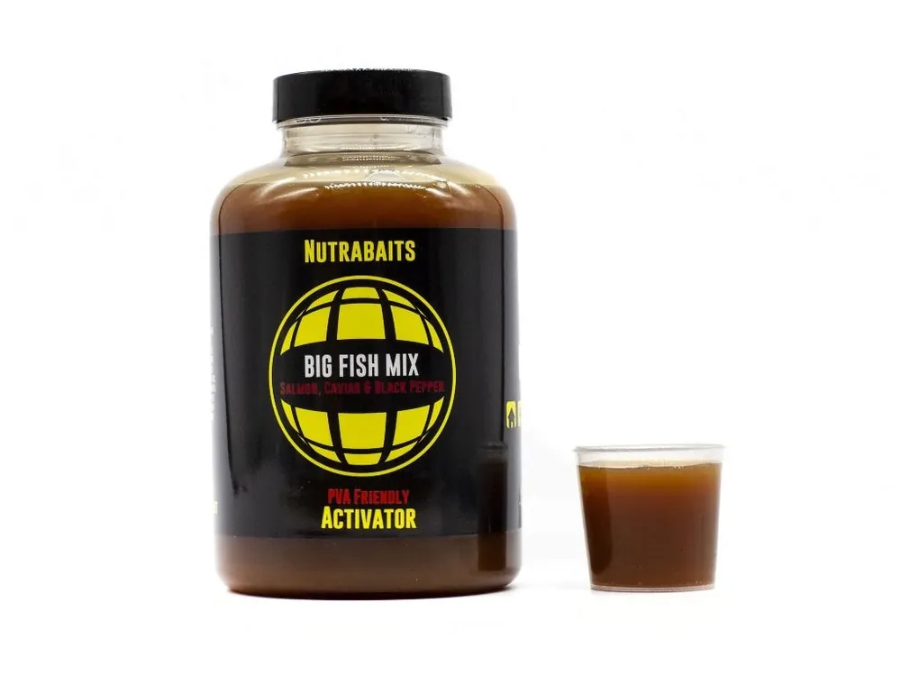 Nutrabaits Aktivátor Big Fish Mix Losos Kaviár a Černý Pepř Autentický