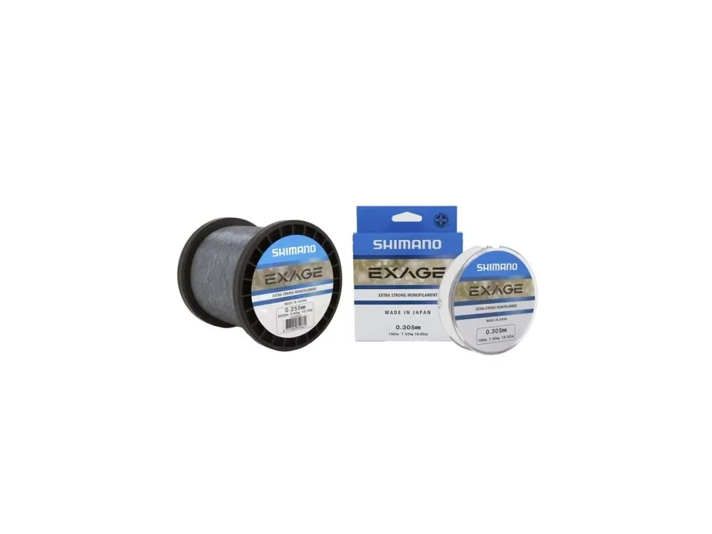Top Prodej Shimano vlasec Line Exage Steel grey 1000m
