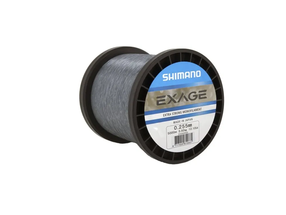 Nová Kolekce Shimano vlasec Line Exage Steel grey 5000m