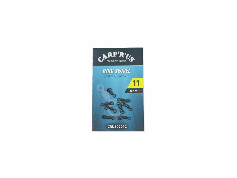 Přímo Od Výrobce Carp´R´Us Obratlíky s kroužkem Swivel Ring 11, 8ks