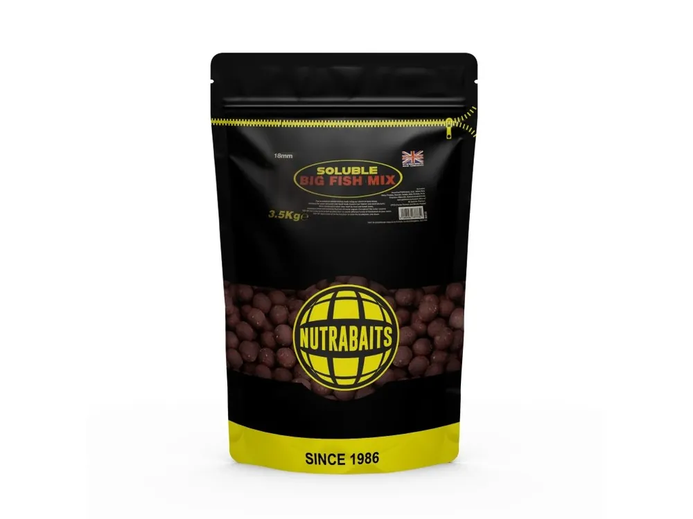 Kup Teď Nutrabaits Boilies Big Fish Mix Losos Kaviár a Černý Pepř Rozpustný