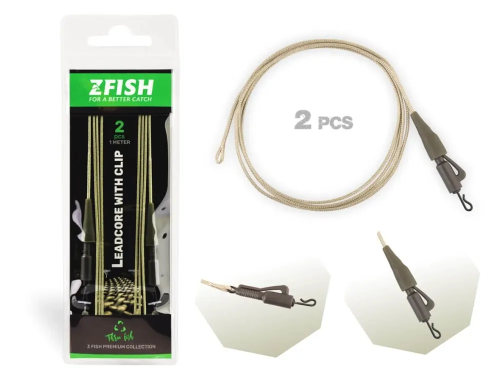 Cenový Hit ZFISH Montáž Leadcore Lead clip 2ks