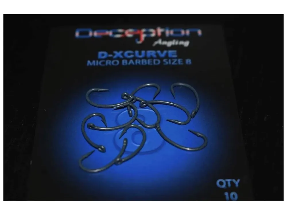 Horká Nabídka Deception Angling D-XCURVE Micro Barbed Hook