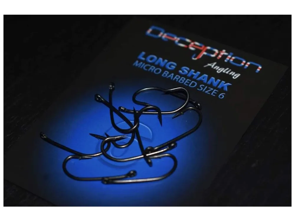 Deception Angling LONGSHANK Micro Barbed Hook Cenový Hit