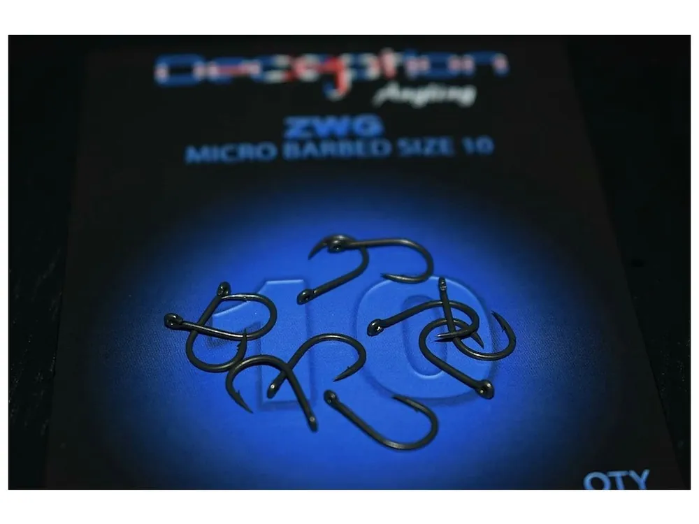 Sezónní Sleva Deception Angling ZWG (Zig hook) Micro Barbed Hook