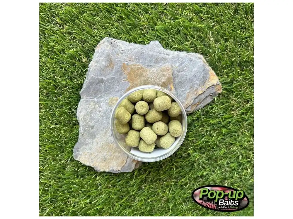 Pop-up Baits DUMBELL WAFTER ústřice zelená a GLM 14x16 mm Nejprodávanější