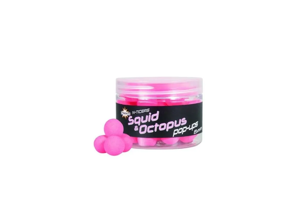 Horká Nabídka Dynamite Baits N-Ticers Pop-Ups Squid & Octopus 15mm