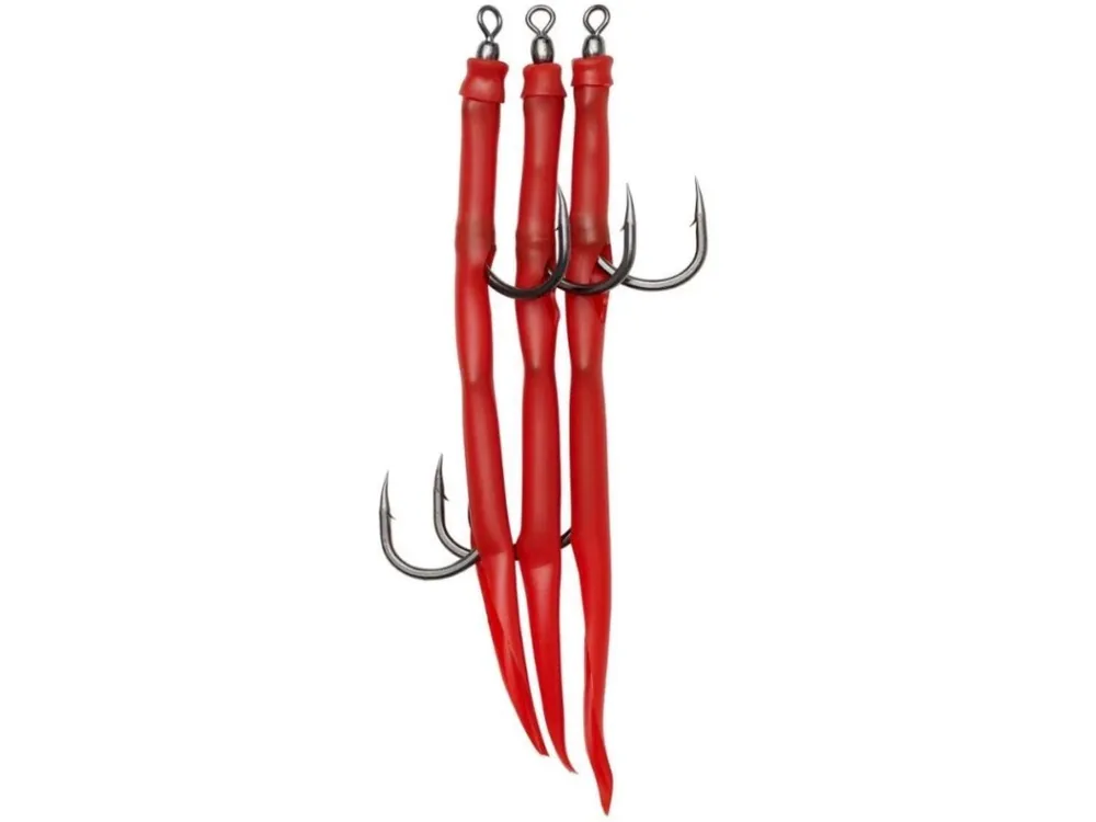 Kinetic Návazec Gummi-Makk Pink Pro Red 3 ks 10/0 Víkendová Akce