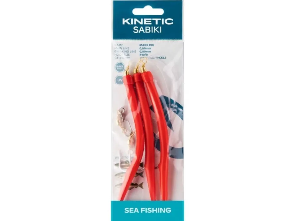 Zlevněný Kinetic Návazec Sabiki Makk Red 150 cm
