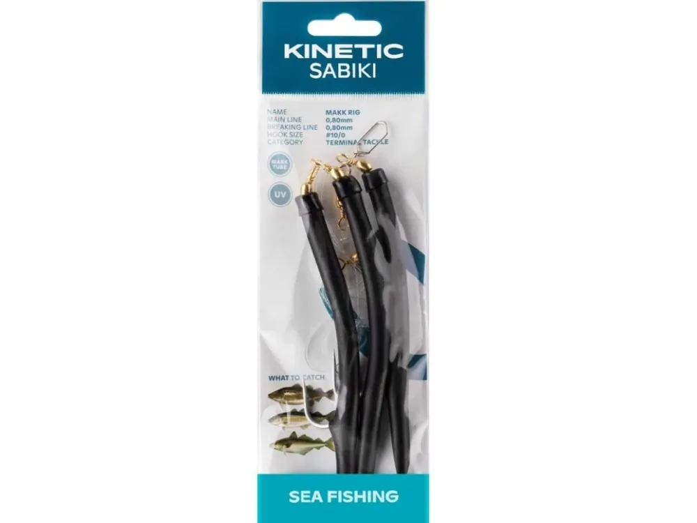 Kinetic Návazec Sabiki Makk Black 150 cm Cenově Výhodný