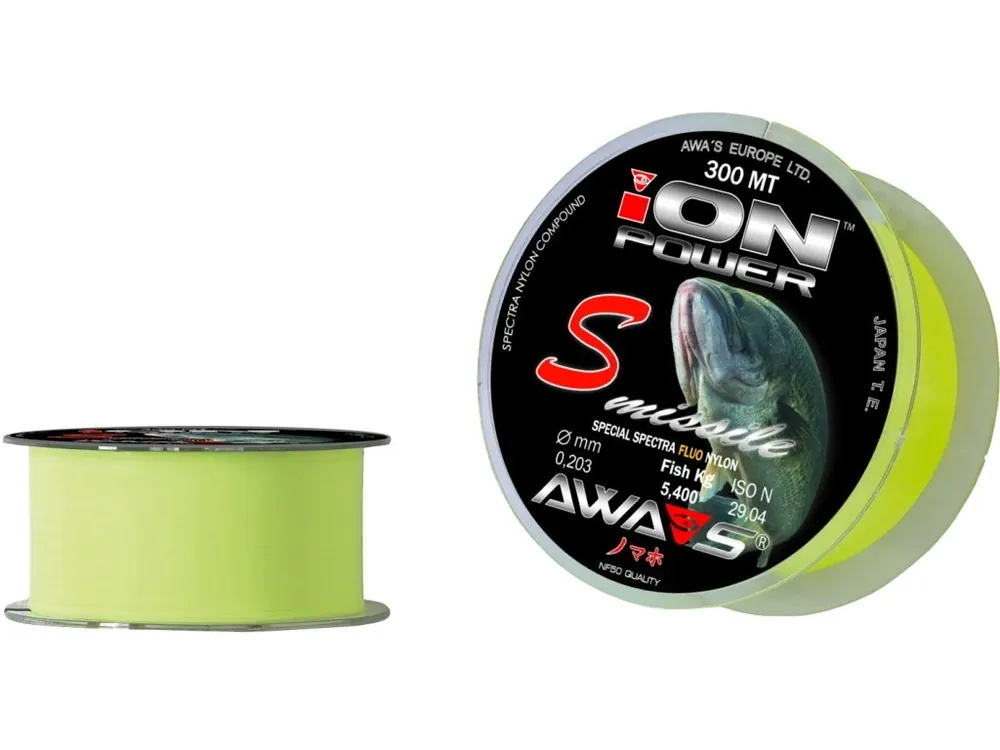 Nejlepší Volba Vlasec AWA‘S Ion Power S-Mission Fluo 300M