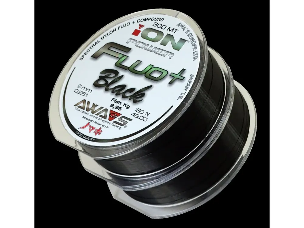 Finální Výprodej Vlasec AWA‘S Ion Power Fluo+ Black - 2X300M/600M