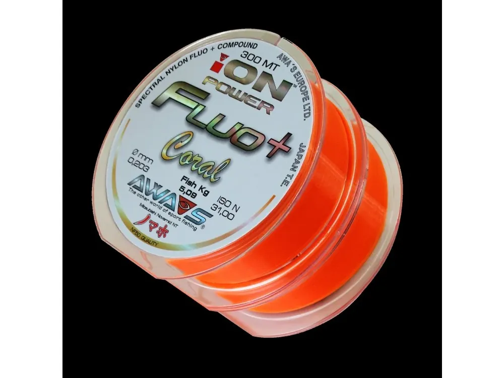 Výhodná Nabídka Vlasec AWA‘S Ion Power Fluo+ Coral - 2X300M/600M