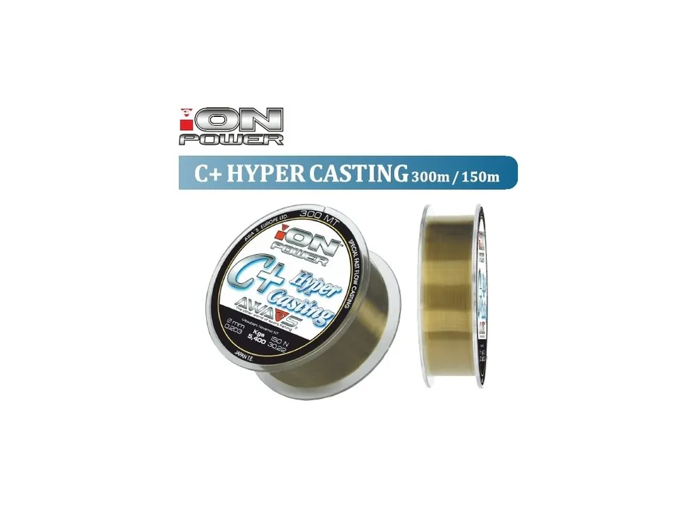 Cenový Hit Vlasec AWA‘S Ion Power C+ Hyper Casting 300M