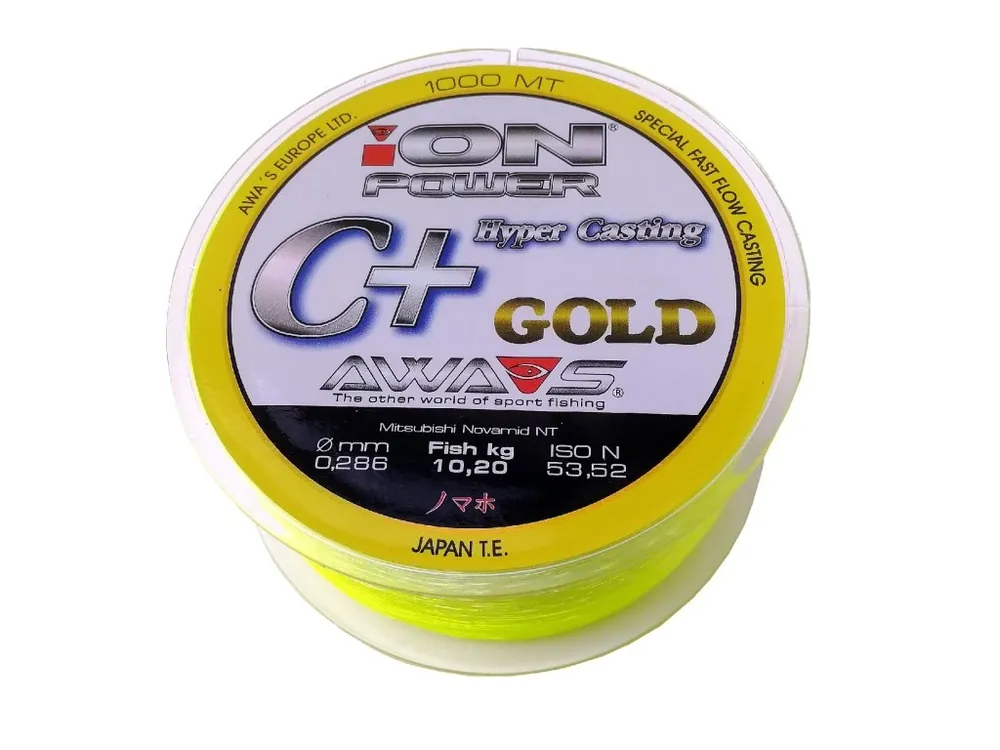Speciální Cena Vlasec AWA‘S Ion Power C+Hyper Casting Gold 1000 m