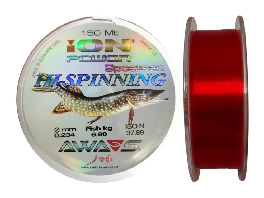 Hit Sezóny Vlasec AWA‘S Ion Power Spectran Hi-Spinning 150M