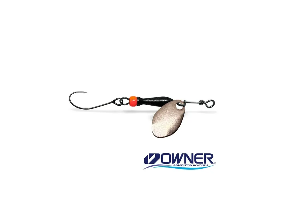 Oblíbený CLASSIC BARBLESS 000 - PINK GOLD (black/orange body)